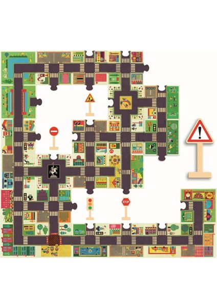 Dev Puzzle 24 Parça/ The City