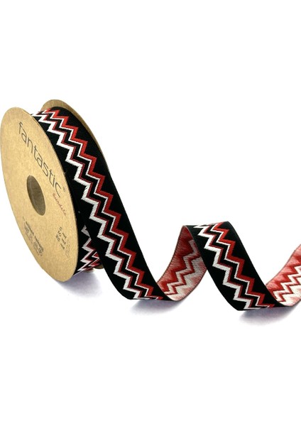 Etnik Desen Dokuma Kurdele (2cm Genişlik - 10MT Uzunluk)