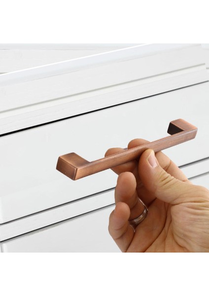 Mutfak Kulpu Çekmece Dolap Kapak Kulbu Antik Bakır Metal Kulp 160 mm Mobilya Dolabı Kulpları fiyatları