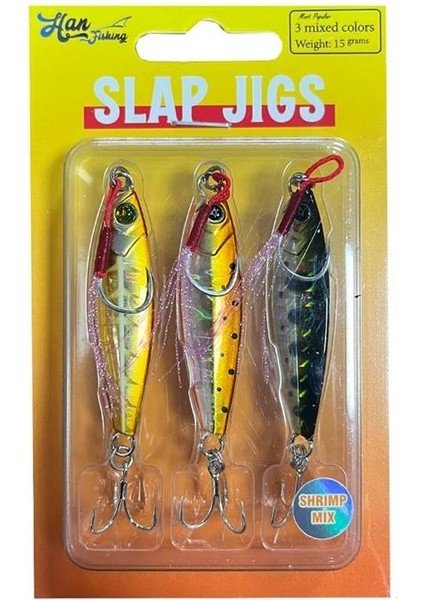 Slap Jigs 3 Shrimp Mix Jig Yem