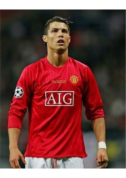 Manchester United 2007/08  Moskova Şampiyonlar Ligi Finali Cristiano Ronaldo Nostalji Forması