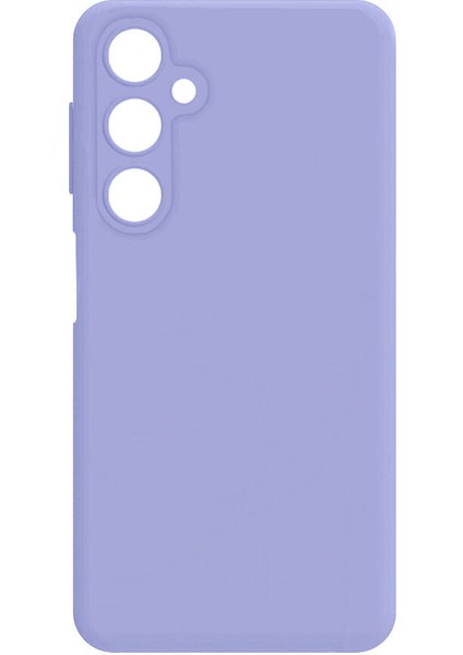 - Samsung Galaxy M34 5G - Kılıf Mat Soft Esnek Biye Silikon - Lila - T28871