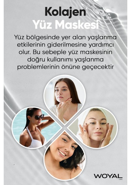 Life Dolgunlaştırıcı Botox Etkili , Ince Çizgi Sarkmalar Karşıtı Kolajen Maske 5