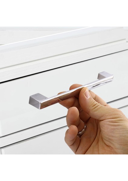 Mutfak Kulpu Çekmece Dolap Kapak Kulbu Metal Kulp Mobilya Krom Renk 160 mm Dolabı Kulpları fiyatları
