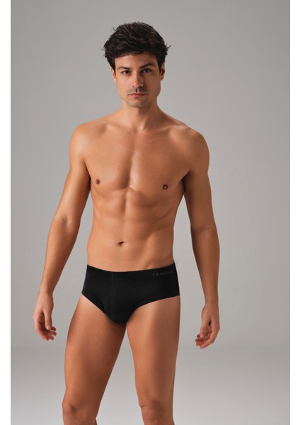 Erkek Marka Baskılı Basic Külot Slip 1023