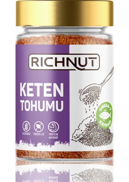 Keten Tohumu Tane Glütensiz 210 gr