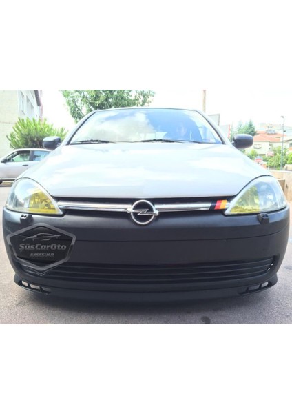 Opel Corsa C 2000-2006 Uyumlu Üniversal Laguna Lip Esnek Ön Lip 2 Parça Tampon Altı Dil Karlık Ön Ek