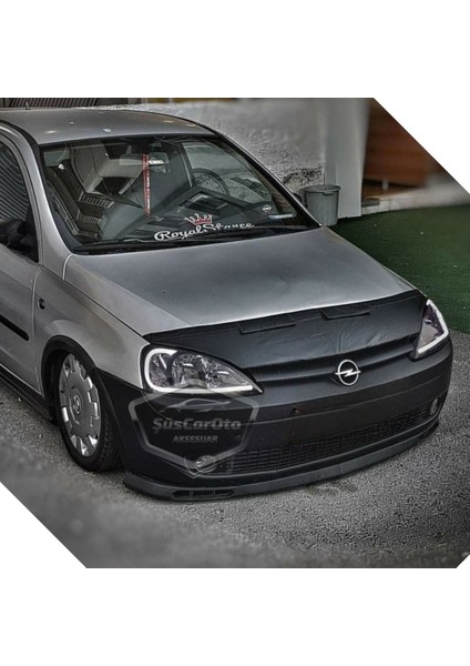 Opel Corsa C 2000-2006 Uyumlu Üniversal Laguna Lip Esnek Ön Lip 2 Parça Tampon Altı Dil Karlık Ön Ek