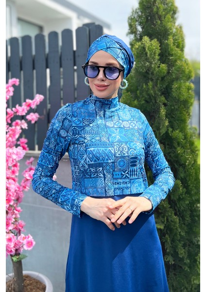 Likralı Tam Kapalı Mayo 4lü Set R068 Lamia fırsatları