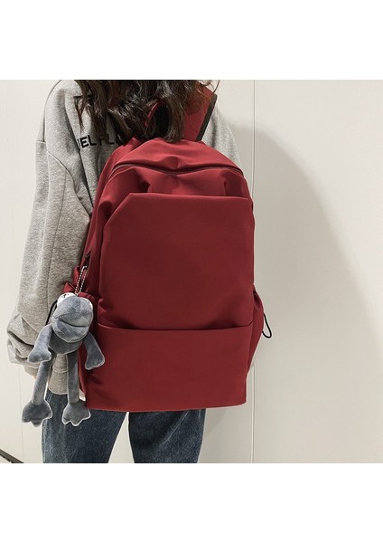 Schoolbag Erkek Mori Büyük Kapasiteli Düz Renk Sırt Çantası Kadın Tüm Maç Lise Sırt Çantası Kadın Sırt Çantası Üniversite Öğrencileri (Yurt Dışından)