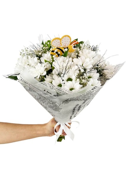 Papatya - Beyaz Papatya Buketi modelleri