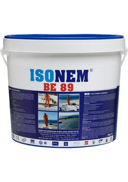 Isonem Be 89 Kauçuklu Likit Bitüm Membran 18 kg