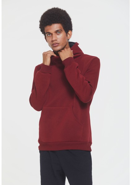 Kapüşonlu Sweatshirt Kırmızı modelleri