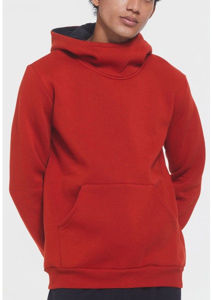 Kapüşonlu Sweatshirt Turuncu indirimleri