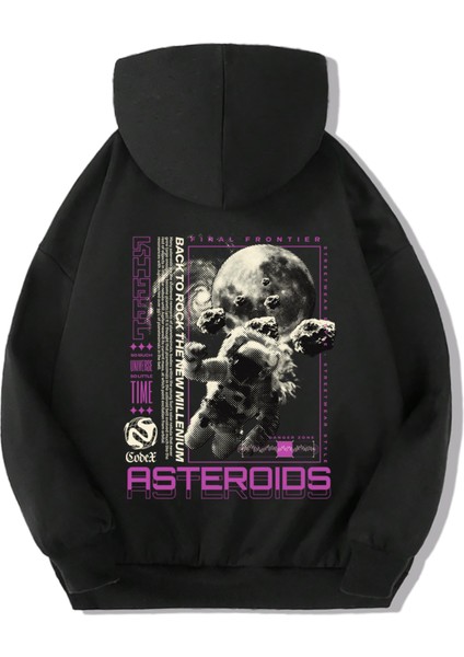 Unisex Çocuk Asteroids Hoodie