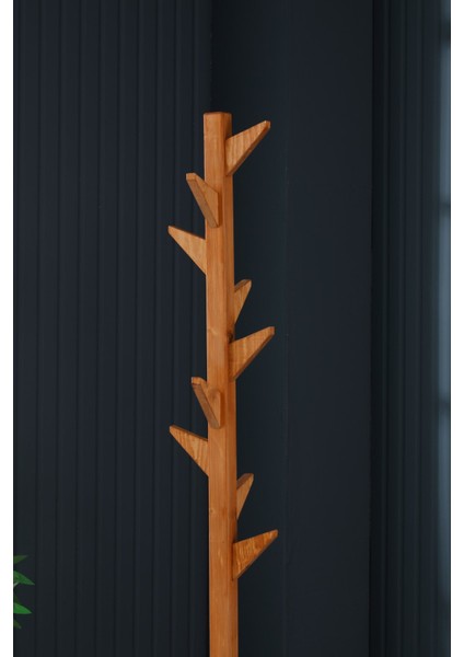 Ahşap Ayaklı Askılık Portmanto Modern Elbise Askısı 175 cm Ceviz - Meşe - Beyaz - Gri modelleri