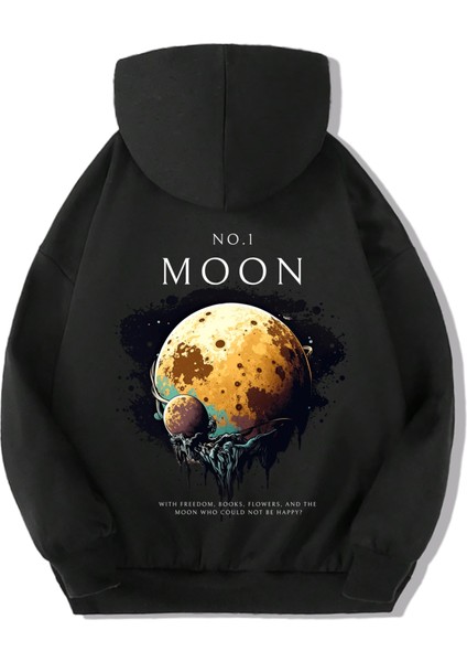 Unisex Çocuk No1 Moon Hoodie