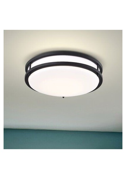 24 Watt, 4000K Soğuk Beyaz Işık Sıva Üstü LED Armatür, Banyo, Balkon, Salon Tavan ve Duvar Armatürü