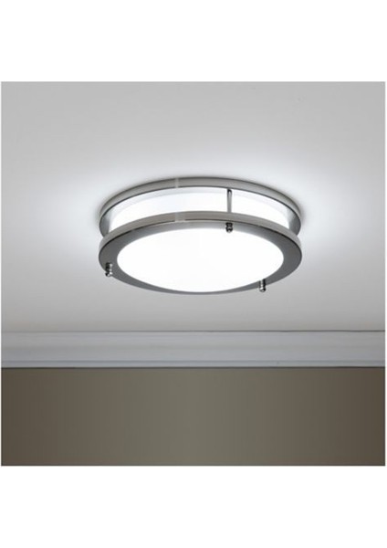 24 Watt, 4000K Soğuk Beyaz Işık Sıva Üstü LED Armatür, Banyo, Balkon, Salon Tavan ve Duvar Armatürü
