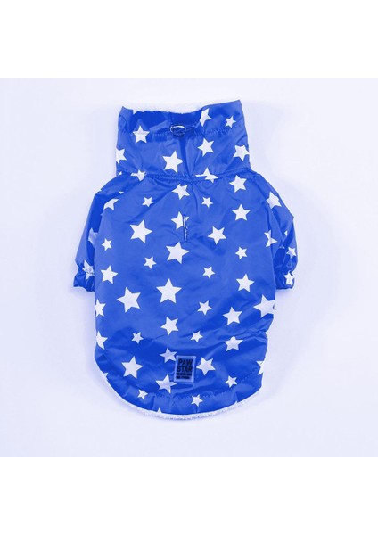 Stars Blue Peluşlu Su Geçirmez Küçük Irk Köpek Yağmurluğu fiyatları
