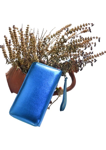 Ollbag Büyük Boy Logosuz Kadın Pörtföy Cüzdan Geniş Iç Tasarım Rahat Kullanım Telefon Gözlü Bileklikle Taşınabilir Cüzdan fiyatları