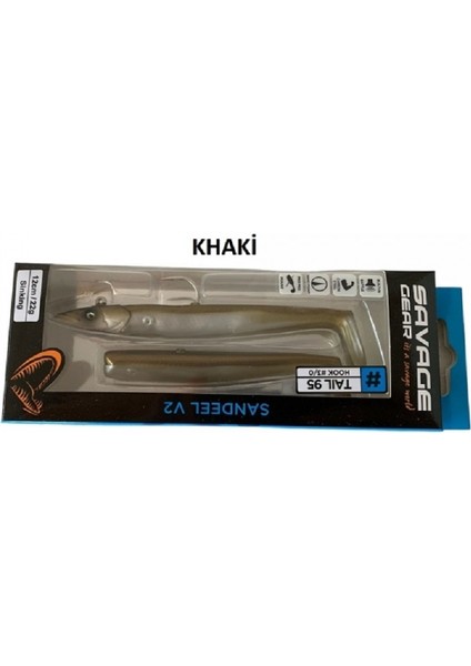 Sandeel V2 12CM 22GR 2+1 Silikon Suni Yem modelleri