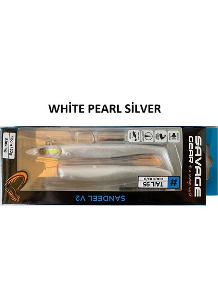 Sandeel V2 12CM 22GR 2+1 Silikon Suni Yem indirimleri