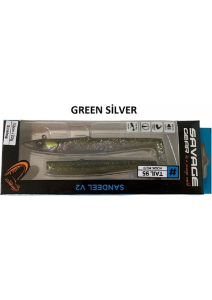 Sandeel V2 12CM 22GR 2+1 Silikon Suni Yem