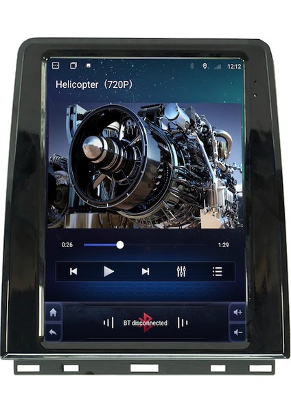 Renault Clio 5 Android 12 Carplay Navigasyon Tesla Multimedya - 4gb Ram 64GB HDD