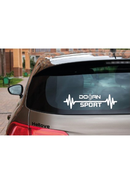 Tofaş Doğan Nabız Kalp Atışı Araç Ritim Oto Sticker 2 Adet Beyaz 20*7 cm indirimleri