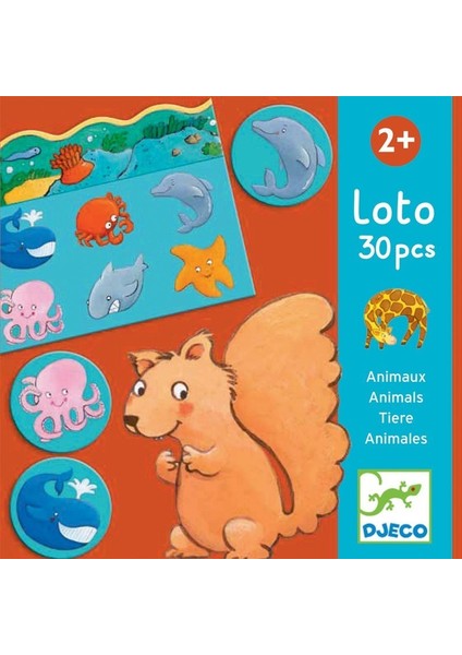 Tombala Oyunları - Animals Lotto