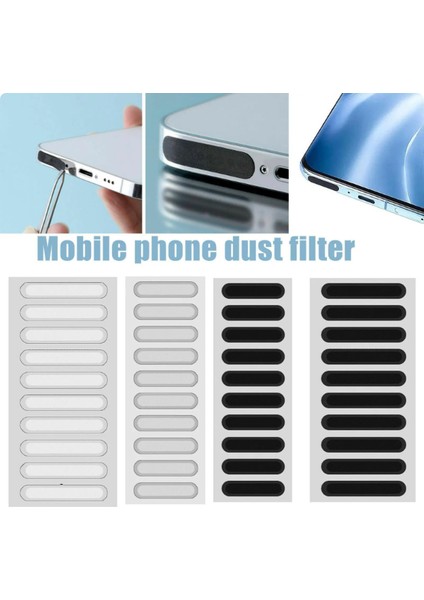 100 Takım 200 Adet Cep Telefonu Hoparlörü Için Toz Önleyici Sticker-Telefon Hoparlör Koruyucu 1.6 Cm-2.2 Cm1 fiyatları
