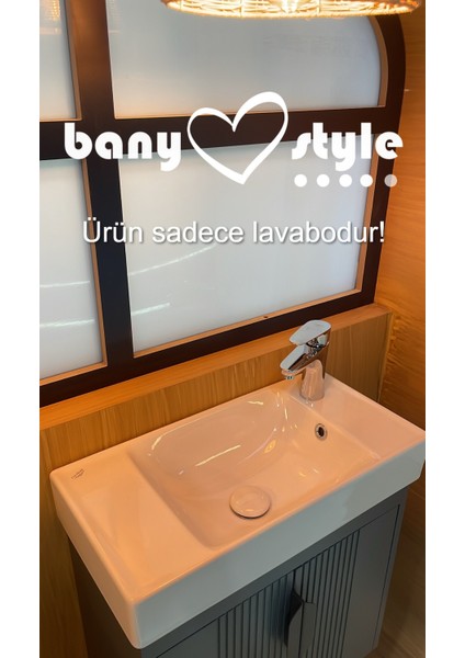 Cerastyle Sharp 60 x 30 Etajer Uyumlu Lavabo