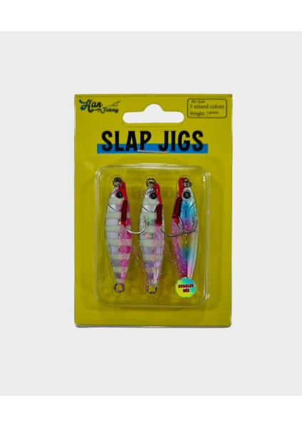 Slap Jigs Uv&glow Mix 7gr Lrf Jig Yem