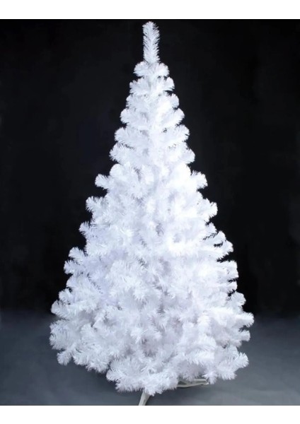 Beyaz Yılbaşı Çam Ağacı 150 cm 224 Dal, Yapay Dekoratif Çam Ağacı