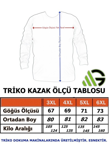 Erkek Büyük Beden Sıfır Yaka Triko Kazak 23751 Indıgo