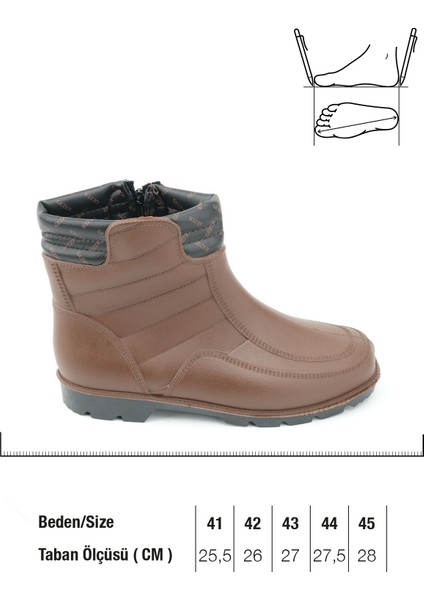 Kışlık Erkek Fermuarlı Içi Sıcak Astarlı Kar Bot Çizme fırsatları