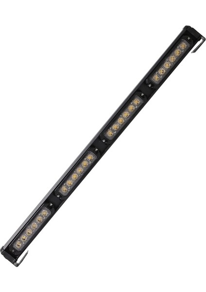 Sarı Çakarlı LED Bar Tepe Off Road Çalışma Lambası 24 LED 10-30V 24W 61CM