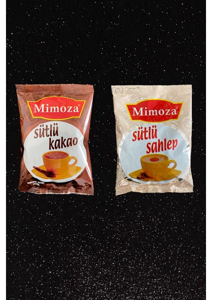 Sütlü Salep ve Sütlü Kakao Sıcak Milkshake Sıcak Içiniz Kış ve Meyve Çayı Kafe İçecekleri 400GR.