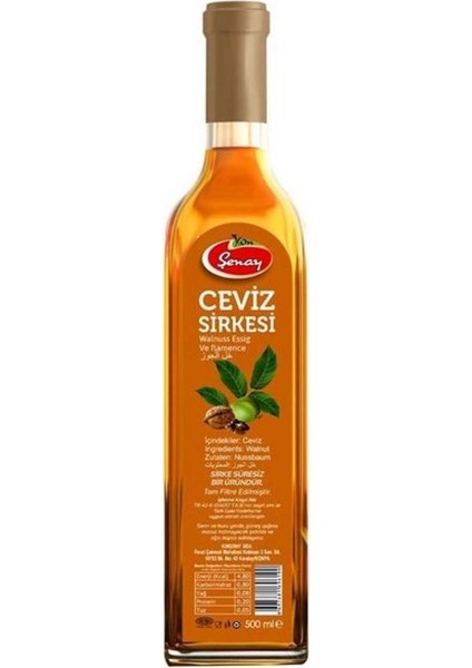 Ceviz Sirkesi 500 ml