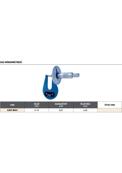0-15 mm Pld Sac Mikrometresi fiyatları