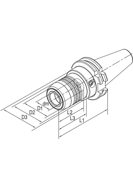 SK50-HCM-32-80.5 Harlingen SKDIN69871 Hidrolik Pens Tutucu fiyatları
