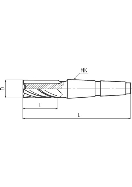 63MM Jit DIN845 Hss C210MK Konik Saplı Parmak Freze fiyatları