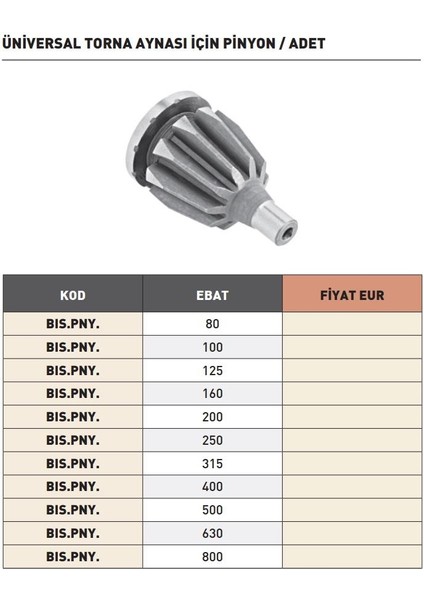 160MM Bison Torna Aynası Için Pinyon fiyatları