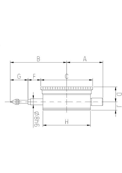 0-3 mm Asimeto Agd1 Küçük Çap Komparatör Saati AS-401030