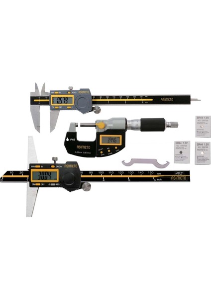0-8”X.0005” Asimeto Dijital Derinlik Kumpası AS-327087
