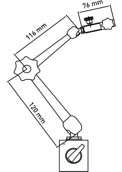 80 kg Asimeto Hidrolik Manyetik Ayak AS-603010 fiyatları