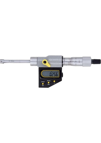 5-6 mm Asimeto Dijital 2 ve 3 Nokta Temaslı İç Çap Mikrometresi AS-208100