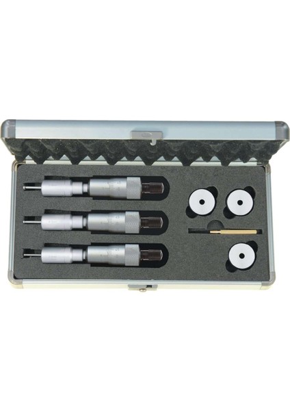 2-3 mm Asimeto Dijital 2 ve 3 Nokta Temaslı İç Çap Mikrometre Seti AS-208618