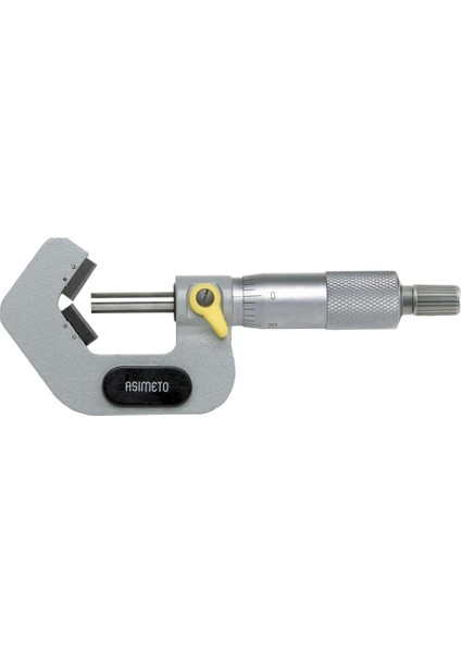 1-15 mm Asimeto Mekanik V Yataklı Mikrometre AS-151010